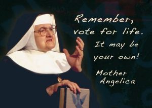mother angelica pro-life